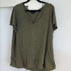 Olive Green Women's Top